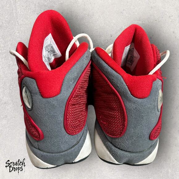 Youth Basketball Shoes Size 4 Red White Black Sneakers Good Condition Boys Girls